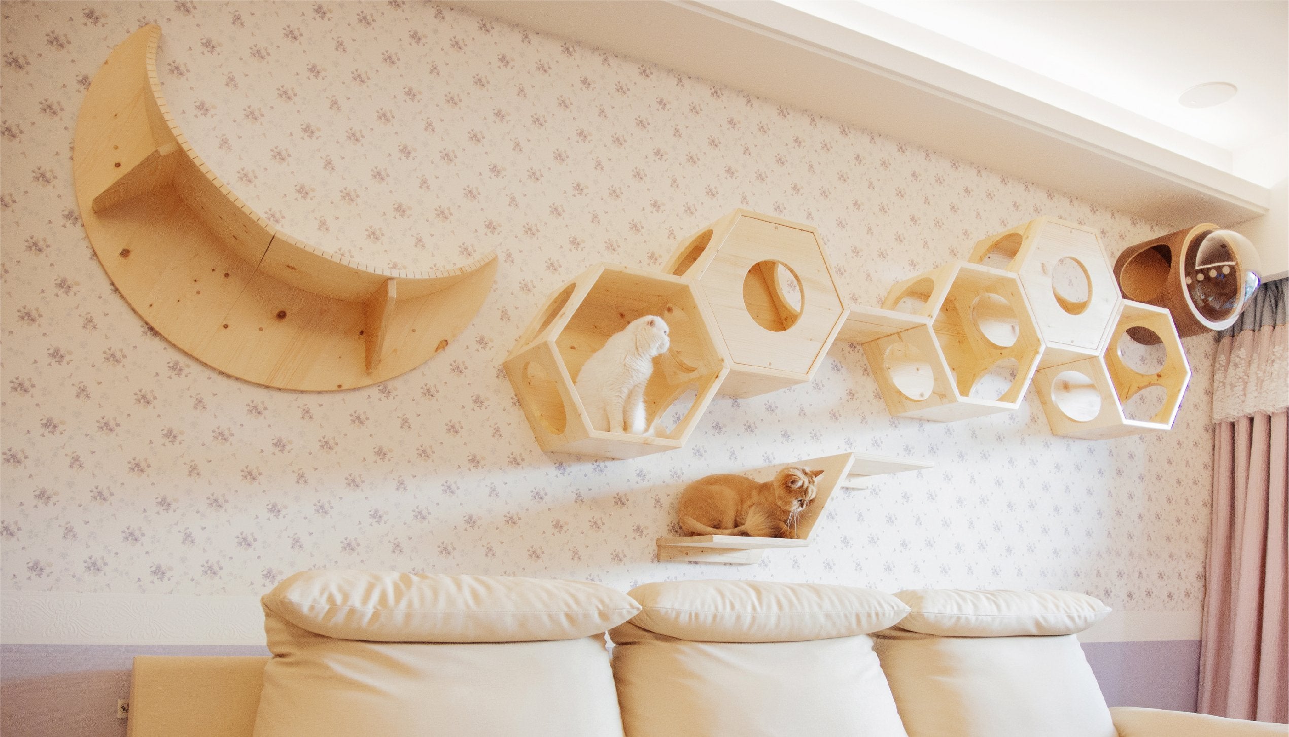 アメリカカントリー調のリビング