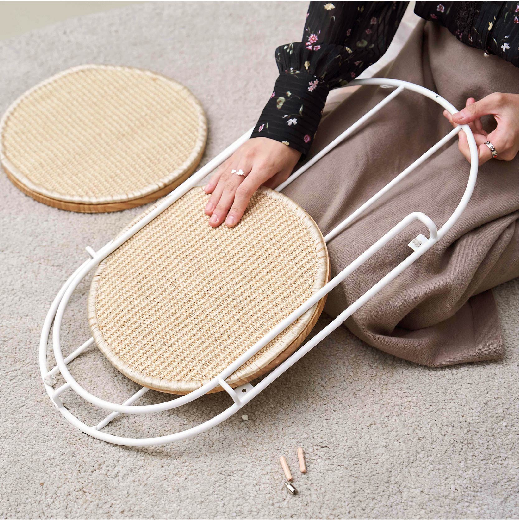 【円形爪研ぎボード】MYZOO-Locus