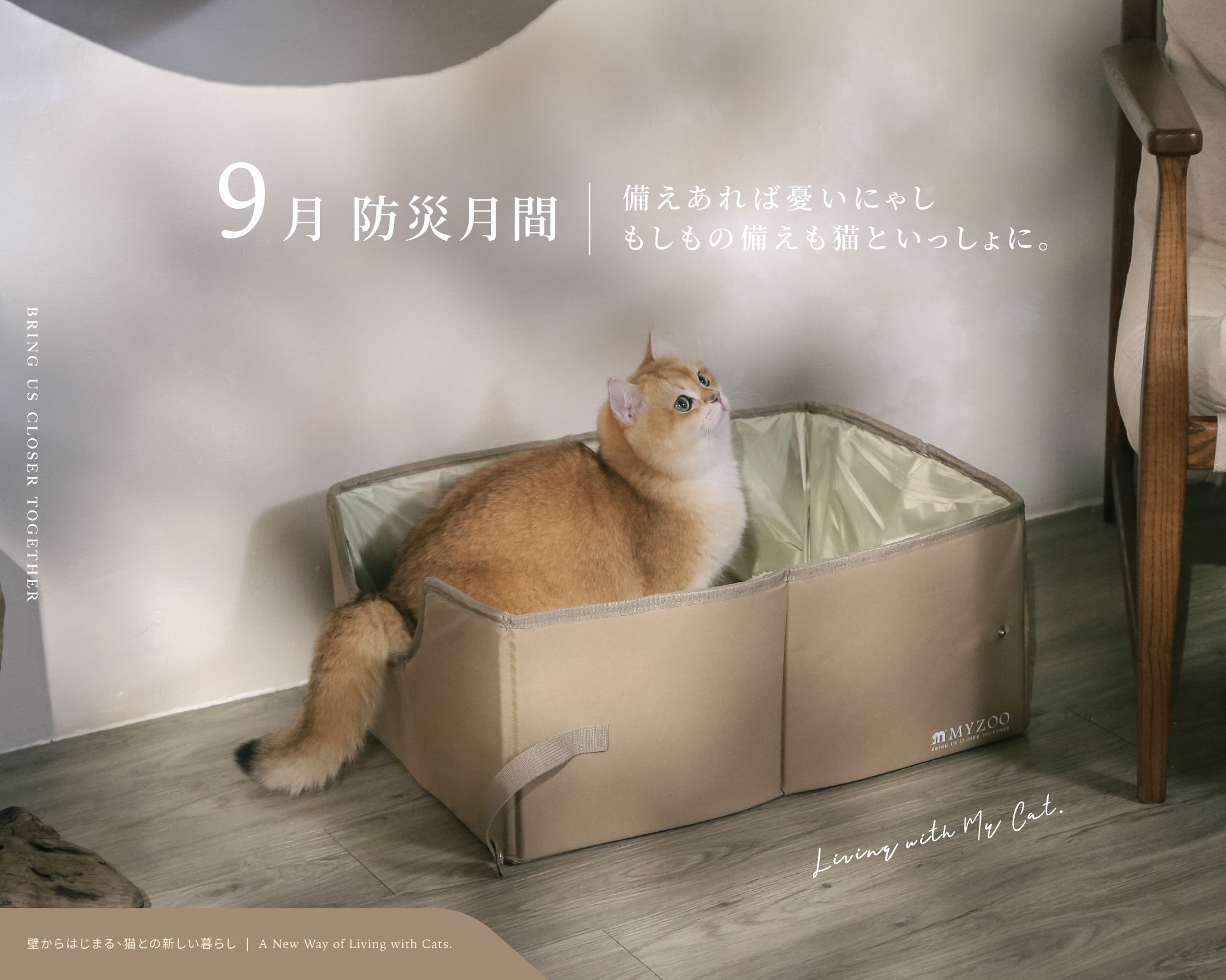 MYZOO猫の防災月間