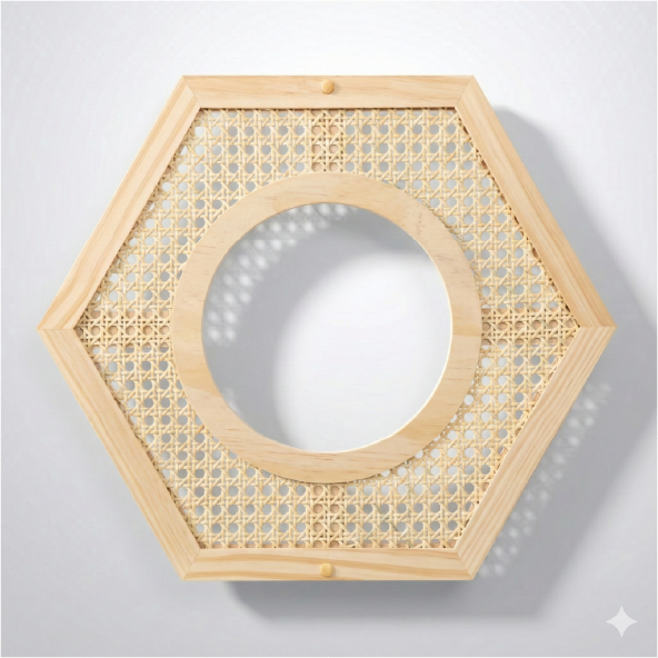 Busy Cat Cover Rattan