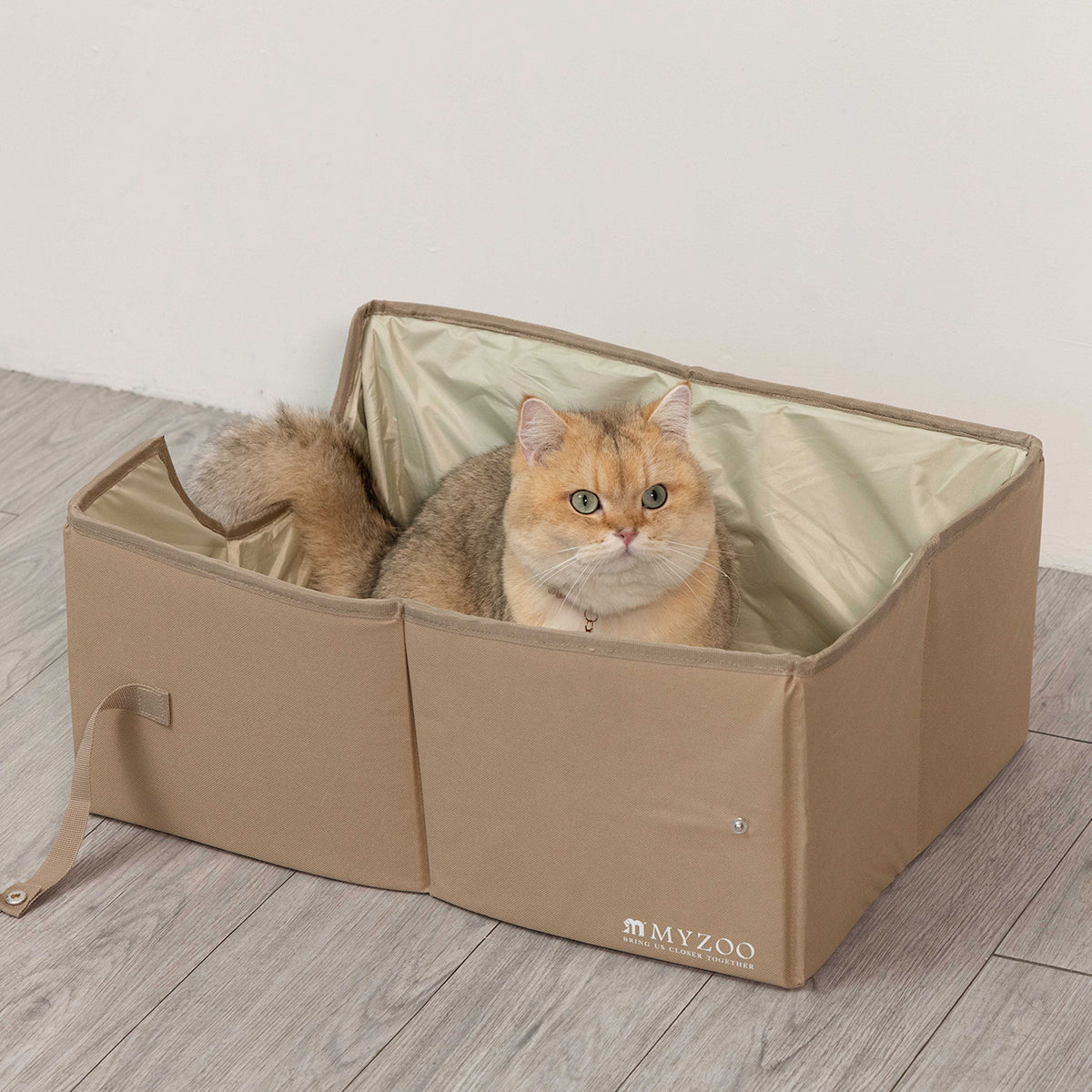 ポータブル猫トイレ】Foldable Cat Litter Box