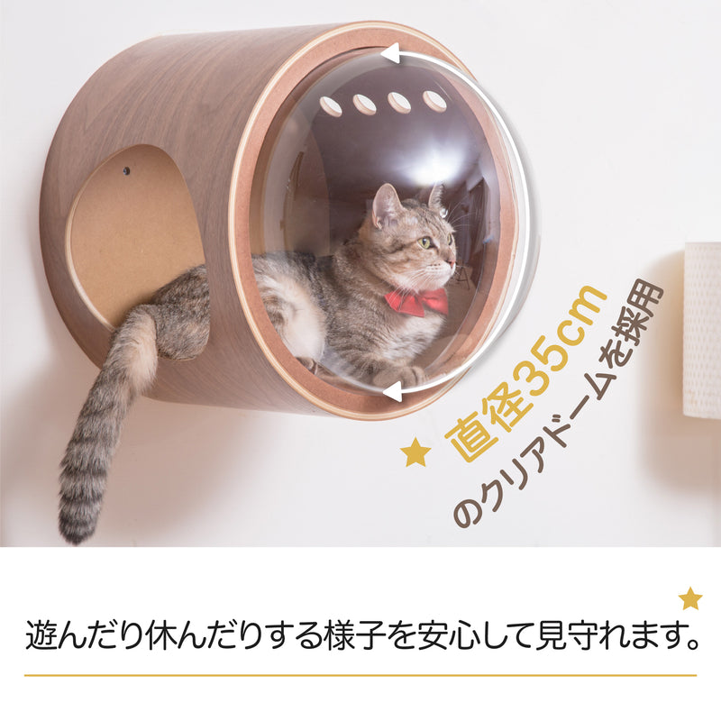 【猫用ベッド】MYZOO-宇宙船GAMMA/オーク