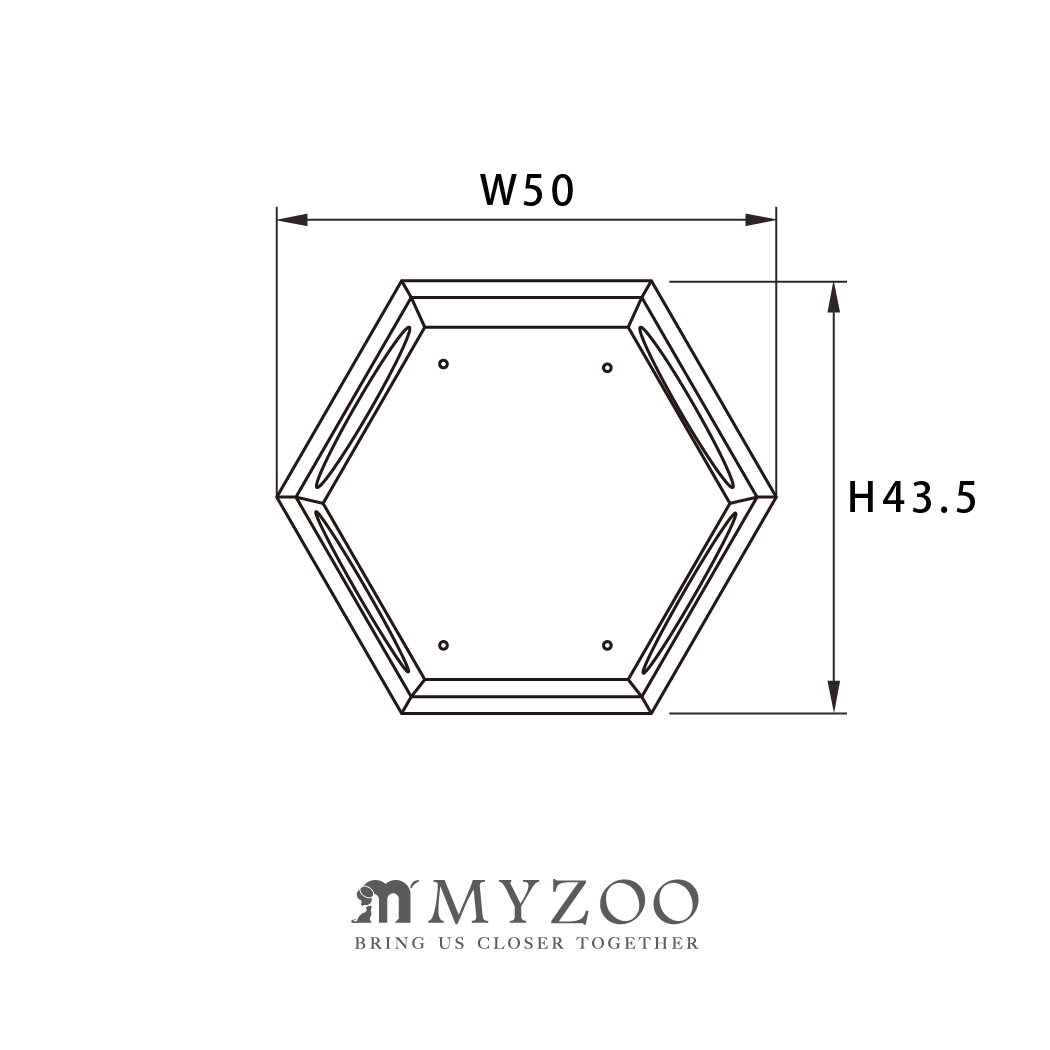 【MYZOOキャットウォークセットB】MYZOO-LUNA+六角ハウス+LACK SET