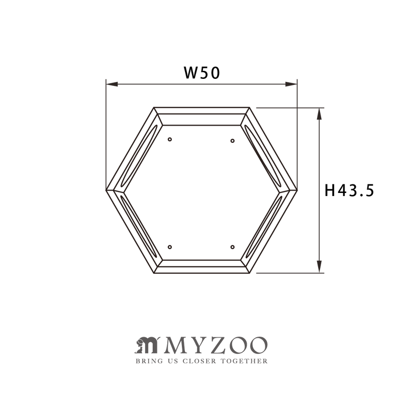 【キャットステップ】MYZOO-六角ハウスセット/ホワイト