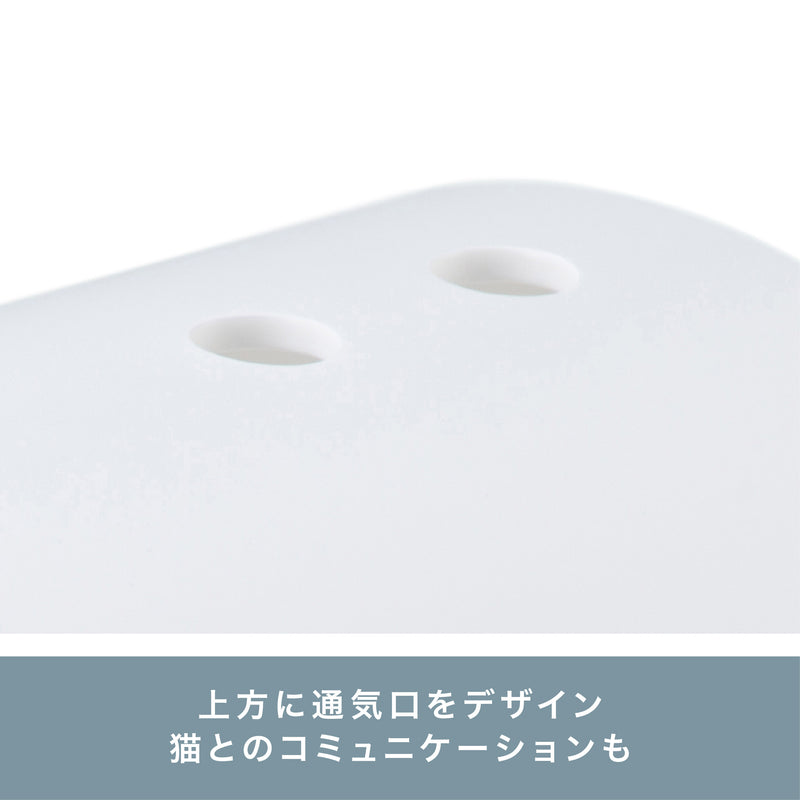 【猫用ベッド】MYZOO-潜水艇Ocean rover/ホワイト&ゴールド